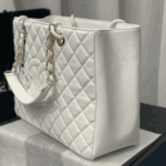 Chanel Bolsa Grand Tote Bag White - Image 6