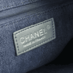 Chanel 22 Washed Denim Handbag Blue - Image 9