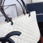 Chanel Large Cambon Tote Bag Black & White - Image 3