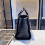 Chanel Deauville Shopping Tote Bag Black - Image 2