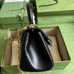 Gucci Horsebit 1955 Shoulder Bag Black Leather - Image 2