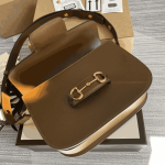 Gucci Horsebit 1955 Shoulder Bag Brown Leather - Image 3