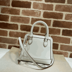 Gucci Horsebit 1955 Shoulder Bag White Leather - Image 2