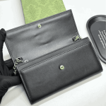 Gucci 73 Horsebit Satin Clutch Black - Image 2
