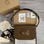 Gucci Horsebit 1955 Shoulder Bag Brown Leather - Image 2