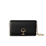 Gucci Half Horsebit Wallet On Chain Black Leather
