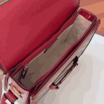 Gucci Horsebit 1955 Shoulder Bag Beige Red GG Canvas - Image 2