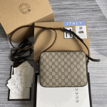 Gucci Horsebit 1955 Shoulder Bag Brown GG Canvas - Image 2