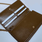 Gucci Horsebit 1955 Chain Wallet Brown GG Canvas Bag - Image 4