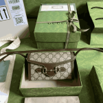 Gucci Horsebit 1955 Mini Bag Brown GG Canvas - Image 4