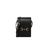 Gucci Horsebit 1955 Mini Crossbody Bag Black Leather
