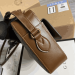 Gucci Horsebit 1955 Shoulder Bag Brown GG Canvas - Image 4