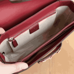 Gucci Horsebit 1955 Shoulder Bag Red Leather - Image 4