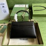Gucci Horsebit 1955 Shoulder Bag Black Leather - Image 4