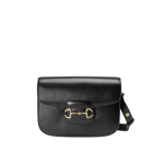 Gucci Horsebit 1955 Shoulder Bag Black Leather