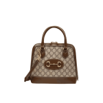 Gucci Horsebit 1955 Shoulder Bag Brown GG Canvas