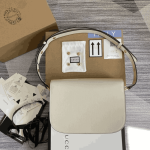 Gucci Horsebit 1955 Shoulder Bag White Leather - Image 3