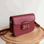 Gucci Horsebit 1955 Shoulder Bag Red Leather - Image 3
