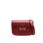 Gucci Horsebit 1955 Shoulder Bag Red Leather