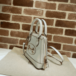 Gucci Horsebit 1955 Shoulder Bag White Leather - Image 6