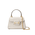 Gucci Horsebit 1955 Shoulder Bag White Leather