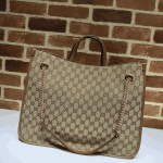 Gucci Horsebit 1955 Tote Bag Brown Canvas & Leather - Image 3