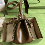 Gucci Horsebit 1955 Shoulder Bag Brown Leather - Image 2