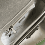 Gucci Horsebit 1955 Small Shoulder Bag Beige White Canvas - Image 7