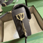 Gucci Horsebit 1955 Mini Shoulder Bag Brown Canvas - Image 8