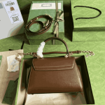 Gucci Horsebit 1955 Shoulder Bag Brown Leather - Image 5