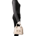 Gucci Horsebit 1955 Shoulder Bag White Leather - Image 7