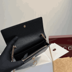 Gucci Half Horsebit Wallet On Chain Black Leather - Image 2