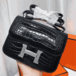 Hermès Constance 19 Shiny Black Luxury Handbag - Image 2