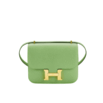 Hermès Constance 18 Epsom Leather Handbag Vert Criquet