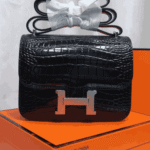 Hermès Constance 19 Shiny Black Luxury Handbag - Image 4