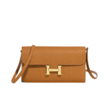 Hermès Constance Wallet To Go Epsom Leather Gold