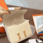 Hermès Constance Epsom Leather Handbag White - Image 4