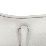 Hermès Evelyne 29 Taurillon Clémence Leather Crossbody Bag White - Image 3