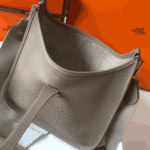 Hermès Evelyne PM Clemence Leather Crossbody Bag Etoupe - Image 2