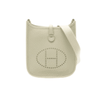 Hermès Evelyne Leather Crossbody Bag Ivory Cream
