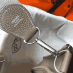 Hermès Evelyne PM Clemence Leather Crossbody Bag Etoupe - Image 4