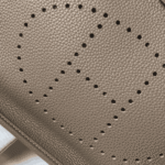 Hermès Evelyne PM Clemence Leather Crossbody Bag Etoupe - Image 5