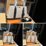 Hermès Garden Party 30 Canvas & Leather Tote Bag Etoupe - Image 3