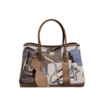 Hermès Garden Party 30 Canvas & Leather Tote Bag Brown