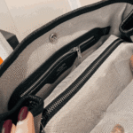 Hermès Garden Party 30 Tote Bag with Patterned Strap Black - Image 2