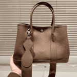 Hermès Garden Party 30 Canvas & Leather Tote Bag Brown - Image 6