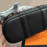 Hermès Garden Party Mini Leather Tote Bag Black - Image 3