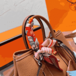 Hermès Garden Party Mini Leather Tote Bag Brown - Image 5