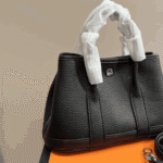 Hermès Garden Party Mini Leather Tote Bag Black - Image 7