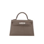 Hermès Kelly Mini Epsom Leather Handbag Etoupe